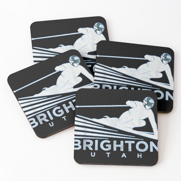 Item preview, Retro Ski Brighton, Utah Illustration - Vintage Snow Ski designed and sold by GracielaSimms.