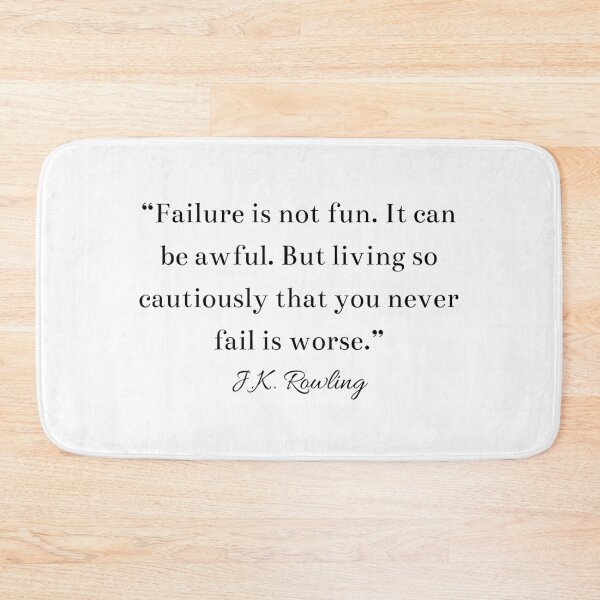 Item preview, Failure JK Rowling Quote Author Writer designed and sold by HoeneShirts.