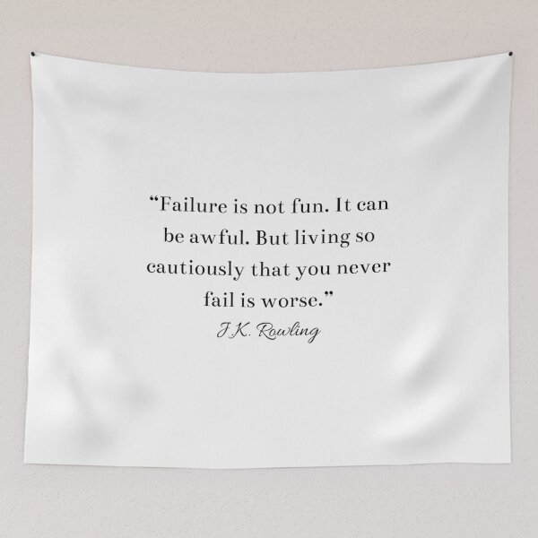 Item preview, Failure JK Rowling Quote Author Writer designed and sold by HoeneShirts.