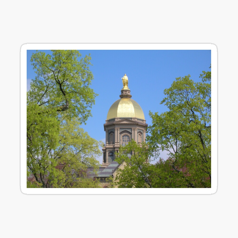 On The Campus Of The University Of Notre Dame Poster, 59% OFF