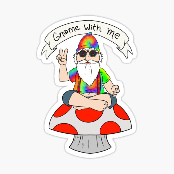 Gnome With Me Sticker