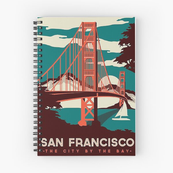 Item preview, San Francisco Vintage Travel Poster Golden Gate Bridge California - San Francisco Vintage Travel Art designed and sold by cutesy.
