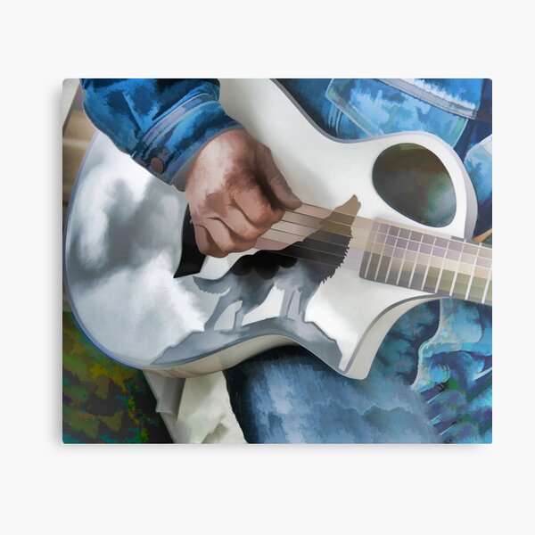 Music Heals the Body Metal Print