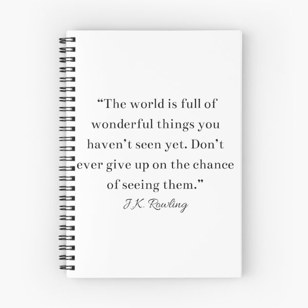 Item preview, Inspirational JK Rowling Quote Author Writer designed and sold by HoeneShirts.