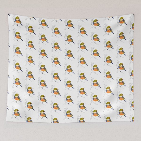 Item preview, Silvereye bird designed and sold by Renee Walden.