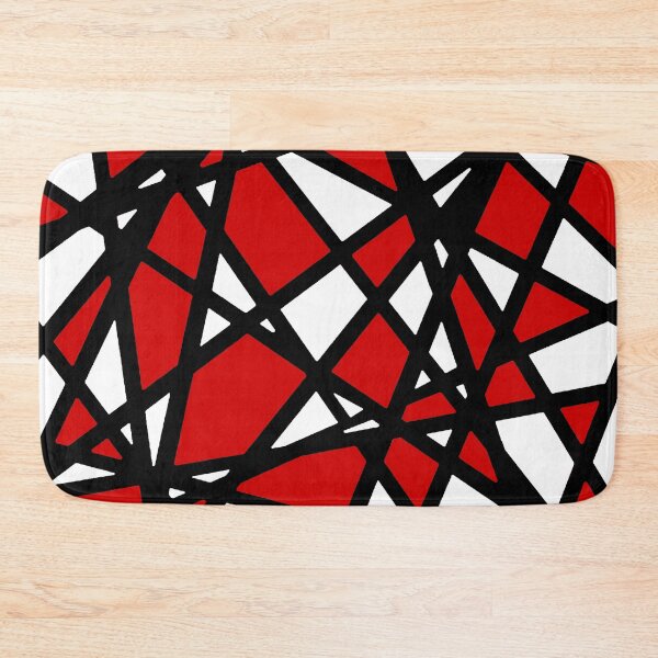 Item preview, Black Lines Red Accent And White Background Abstract designed and sold by taiche.