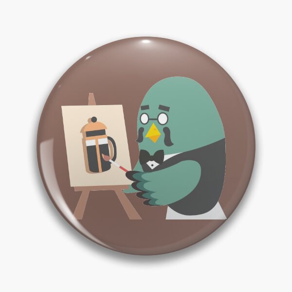 Item preview, Brewster Painting - The Roost Cute Illustration designed and sold by palevius.