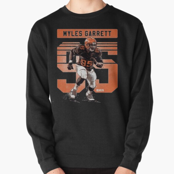 Cleveland Browns 95 Myles Garrett Signature 3D Hoodie All Over Print -  T-shirts Low Price