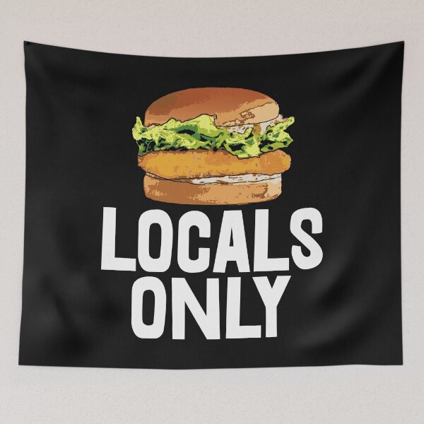 Item preview, Locals Only Chicken Sandwich designed and sold by Bendthetrend.