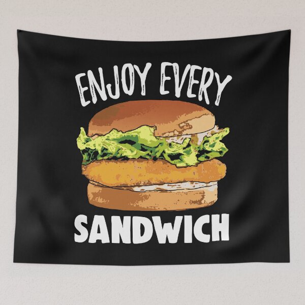 Item preview, Enjoy Every Chicken Sandwich designed and sold by Bendthetrend.