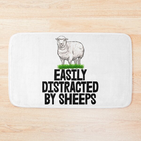 Item preview, Easily Distracted By Sheeps designed and sold by Bendthetrend.