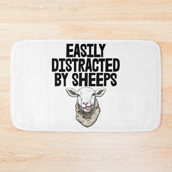 Item preview, Easily Distracted By Sheeps designed and sold by Bendthetrend.