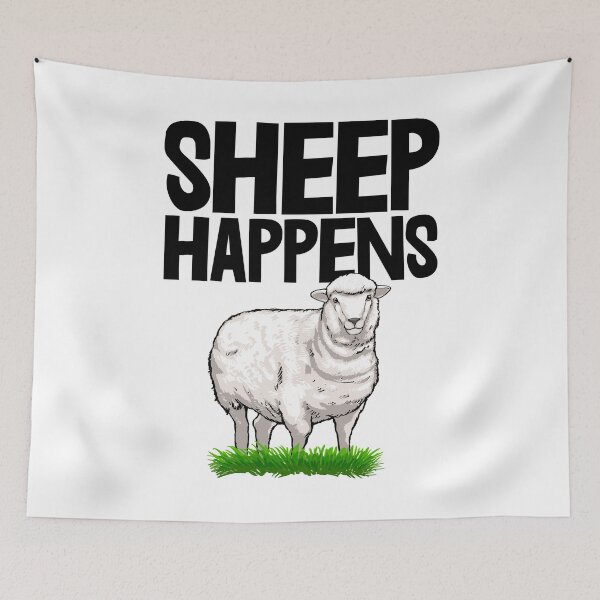 Item preview, Sheep Happens designed and sold by Bendthetrend.