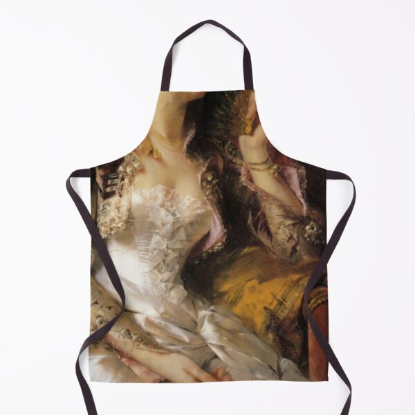 Item preview, Woman With Fan Kiesel Renaissance Painting designed and sold by Bellathewilde.