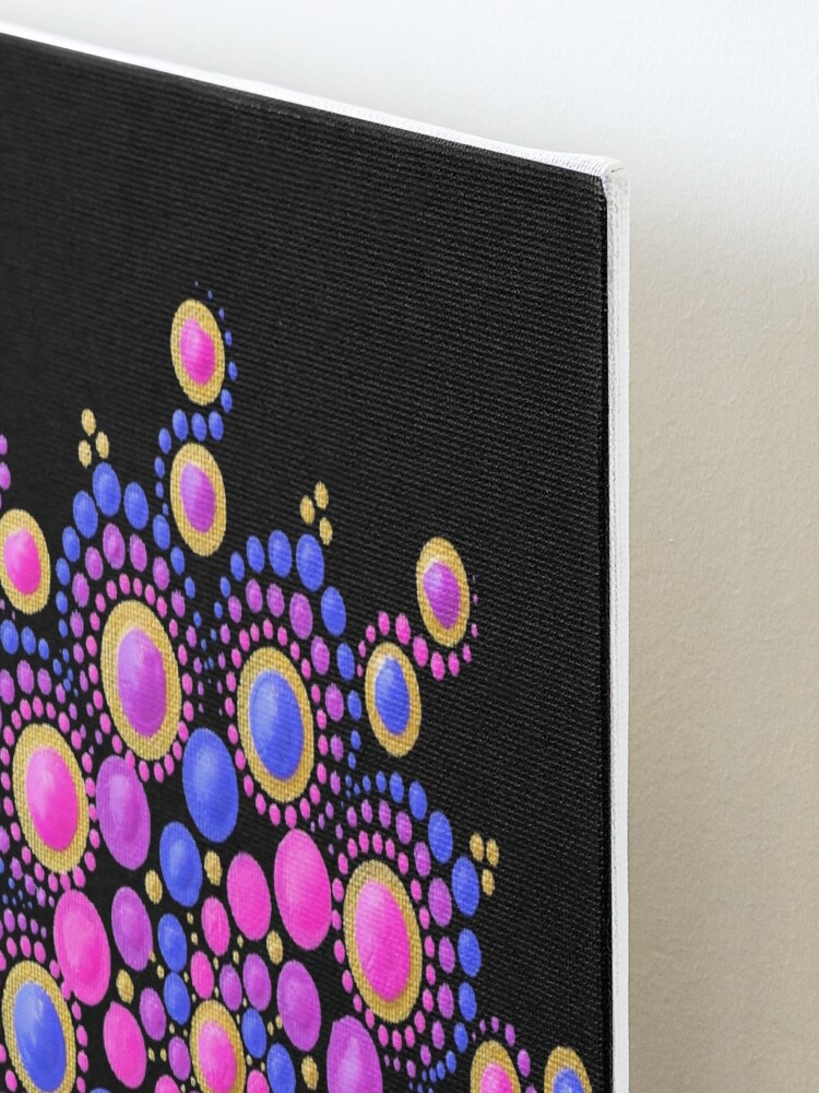 Baby Pink Mandala Dot Art Sticker for Sale by FaerieRealm