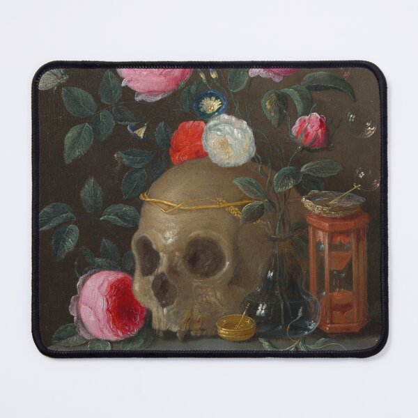 Item preview, Vanitas Still Life by Jan van Kessel, Dutch, 1665/1670 designed and sold by Shapes-Mania.