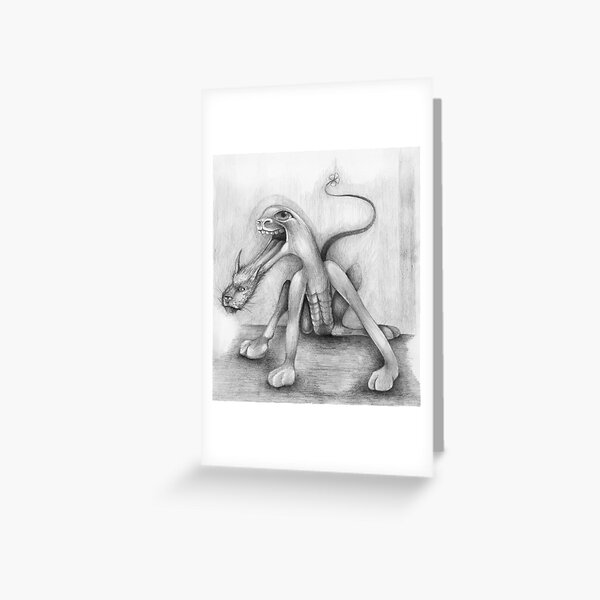 Francis Bacon's Dog. Greeting Card