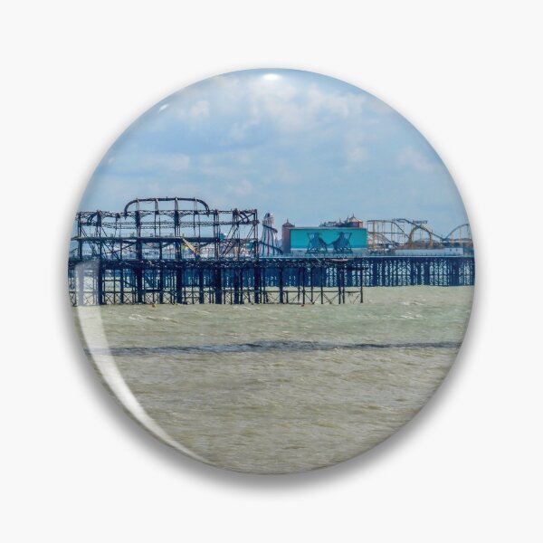 Item preview, Brighton’s two piers  designed and sold by BerylBez.