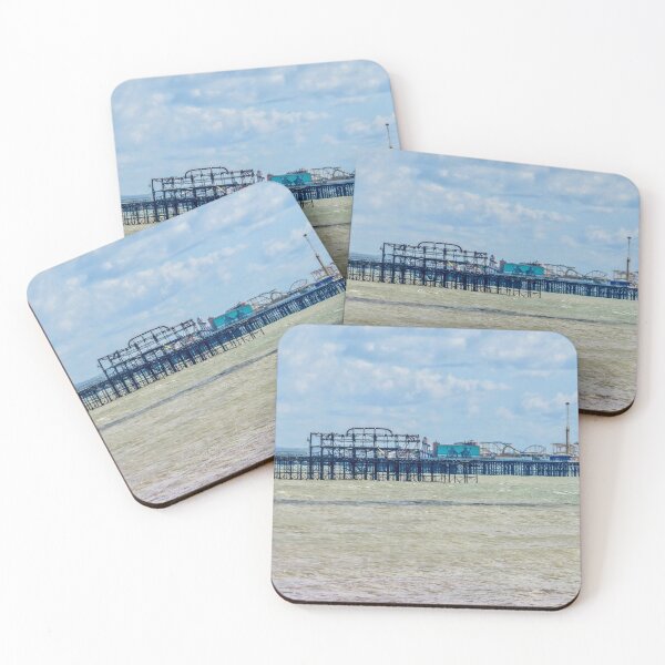 Item preview, Brighton’s two piers  designed and sold by BerylBez.