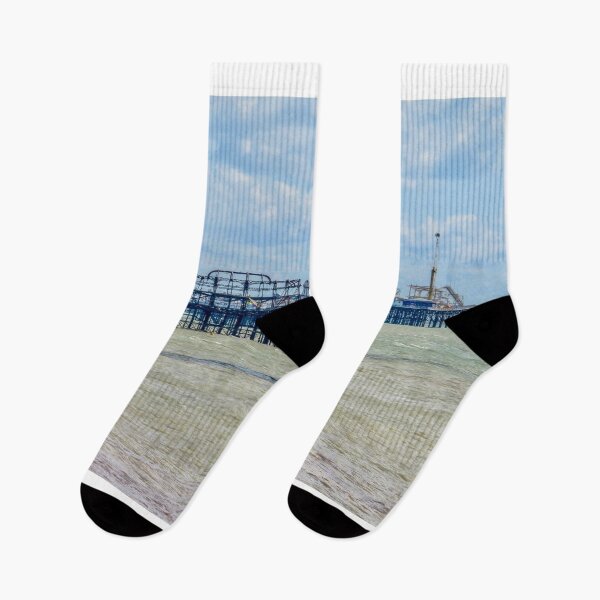 Item preview, Brighton’s two piers  designed and sold by BerylBez.