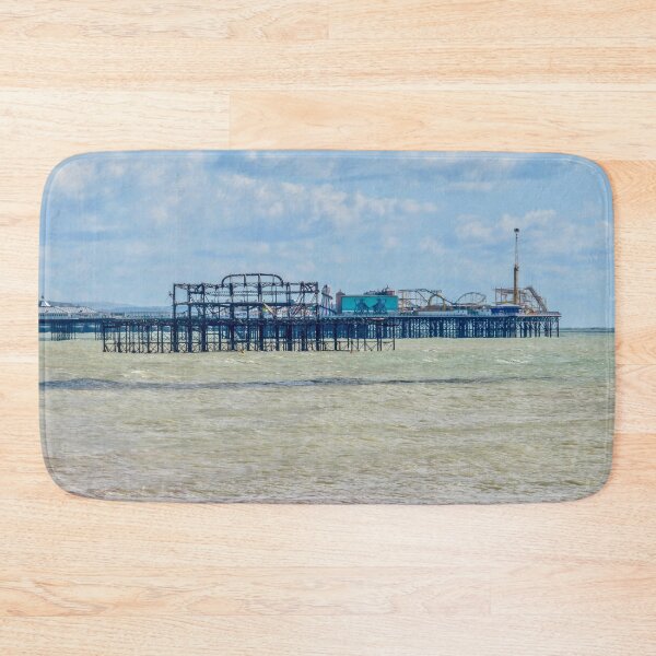 Item preview, Brighton’s two piers  designed and sold by BerylBez.