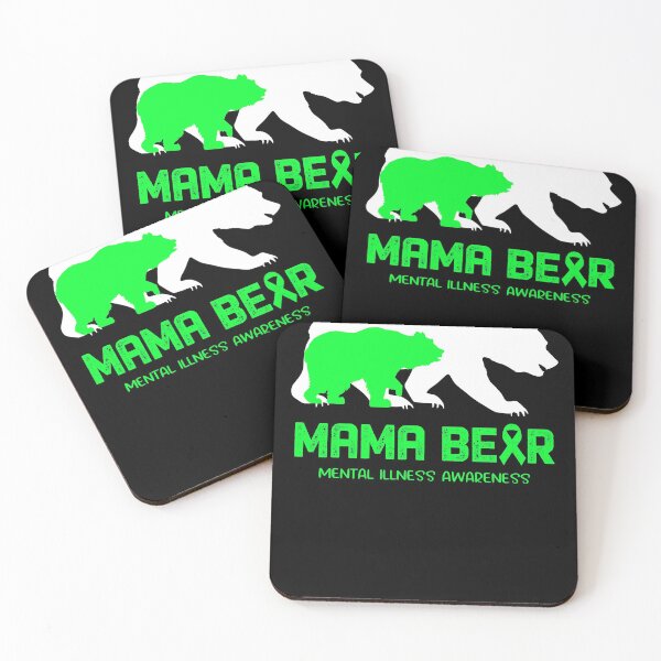 Item preview, Mental Illness Awareness Mama Bear Support Mental Illness designed and sold by MerooIndustries.