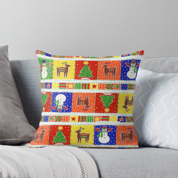 Aperçu de l'œuvre Patchwork Motif Noël Vacances Renne Bonhomme de neige Arbre de Noël créée et vendue par Shadowlight21.