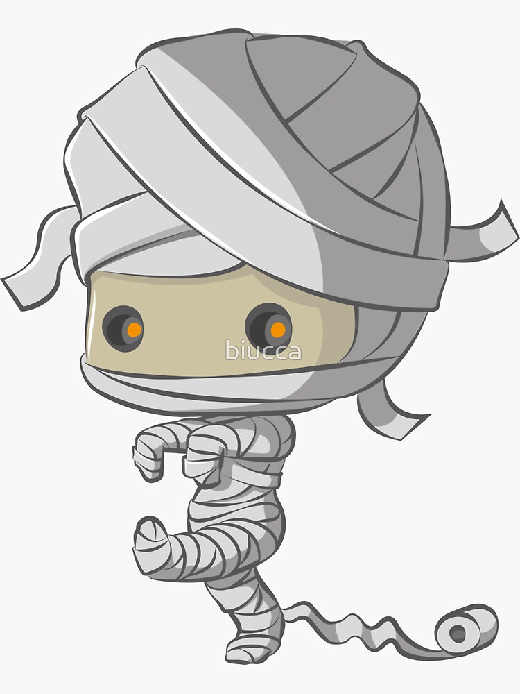 Thumbnail 3 of 3, Sticker, mummy or not designed and sold by biucca.
