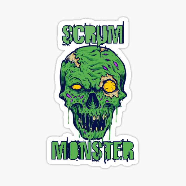 Item preview, Agile Scrum Monster | Scrum Master designed and sold by DAFIN.
