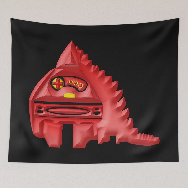 Item preview, INCREDIBLE AND FUNNY BABY DINOSAUR UNICORN PLAYING VIDEO GAME. designed and sold by Ralek.