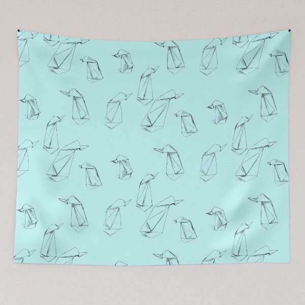 Item preview, Blue Paper Penguins designed and sold by Victoria  Cook.