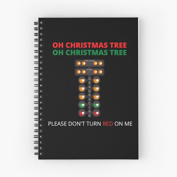 Item preview, Oh Christmas Tree Oh Christmas Tree Please Dont Turn Red on Me Drag Racing Tree Funny Xmas Tree designed and sold by CarantinedChaos.