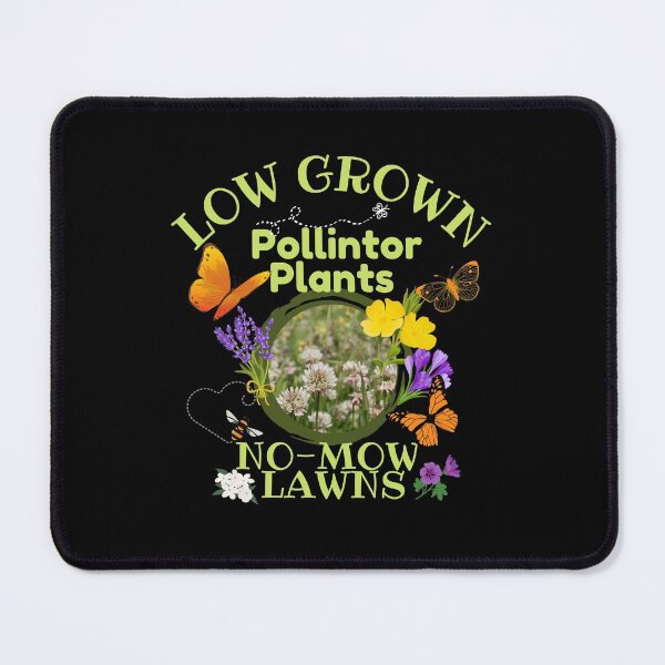 Item preview, Low Grown Pollinator Plants No-Mow Lawn Colorful Design designed and sold by EarthArtDesigns.
