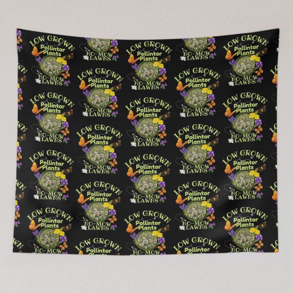 Item preview, Low Grown Pollinator Plants No-Mow Lawn Colorful Design designed and sold by EarthArtDesigns.
