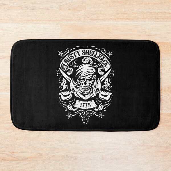 Item preview, Trusty Shellback Skull and Swords Equator Crossing Naval Art designed and sold by hobrath.