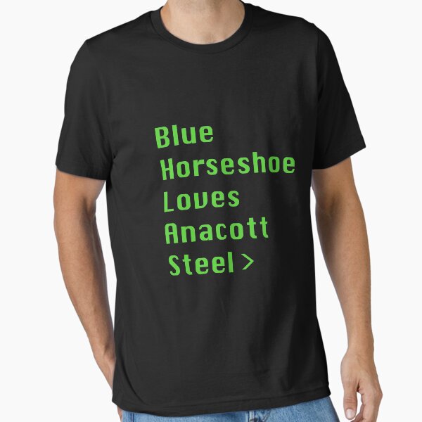 Item preview, Blue Horseshoe Loves Anacott Steel designed and sold by shopismo.
