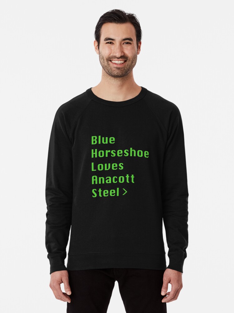 Blue horseshoe loves anacott steel shirt on sale