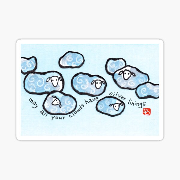 Silver Linings Sticker