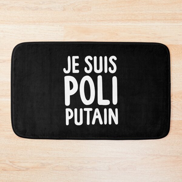 Item preview, Je Suis Poli Putain (homme) - fondos oscuros designed and sold by gabrielpastor.