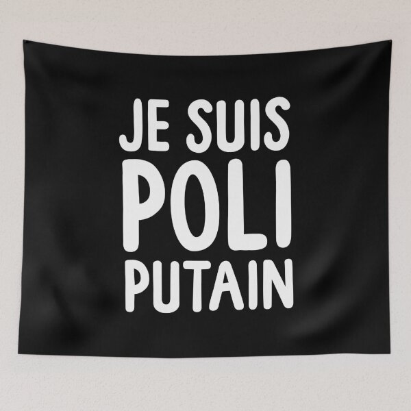 Item preview, Je Suis Poli Putain (homme) - dark backgrounds designed and sold by gabrielpastor.