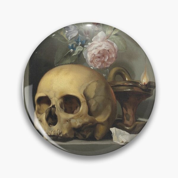 Item preview, Skull and Floral Still Life  designed and sold by Bellathewilde.