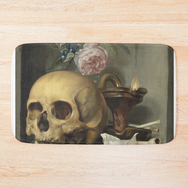 Item preview, Skull and Floral Still Life designed and sold by Bellathewilde.
