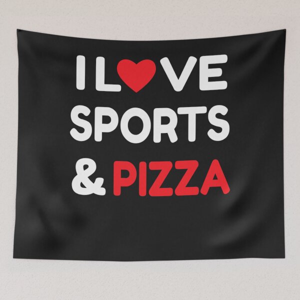 Item preview, Amo los deportes & amp; Pizza Clásica designed and sold by martine0masson.