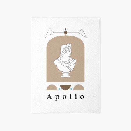Item preview, Apollo Greek God Sculpture Art Print designed and sold by IrisNook.