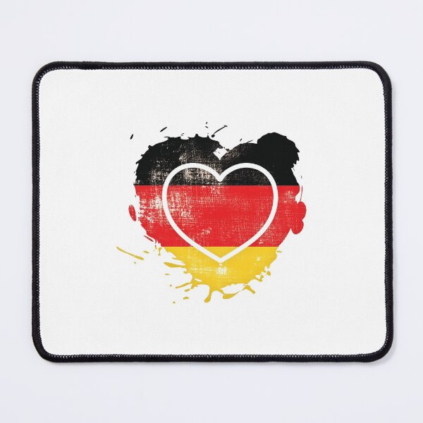 Item preview, Heart German Flag designed and sold by Nuqta.