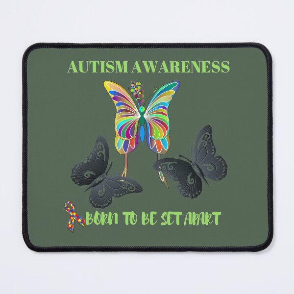 Item preview, Born to be Set Apart Autism Awareness Butterfly designed and sold by OloriHeritage.