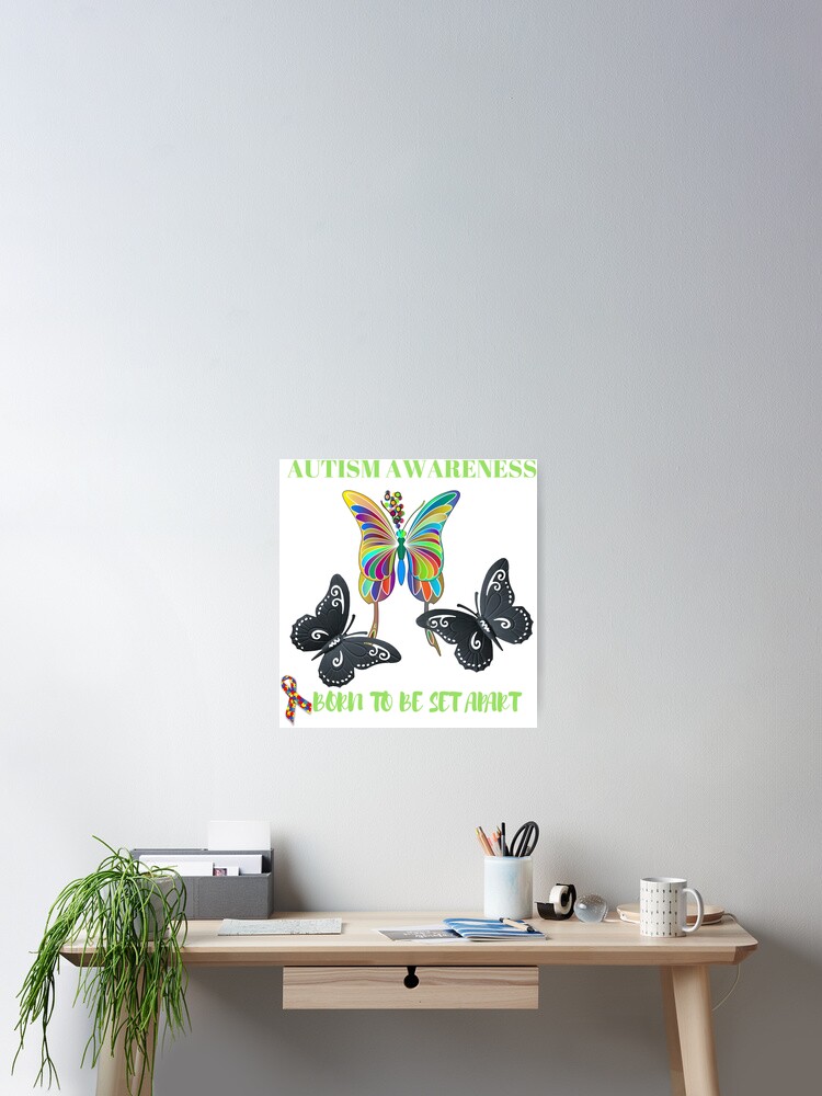 Born To Be Set Apart Autism Awareness Butterfly T-Shirt Born To Be Set Apart Autism Awareness Butterfly T-Shirt
