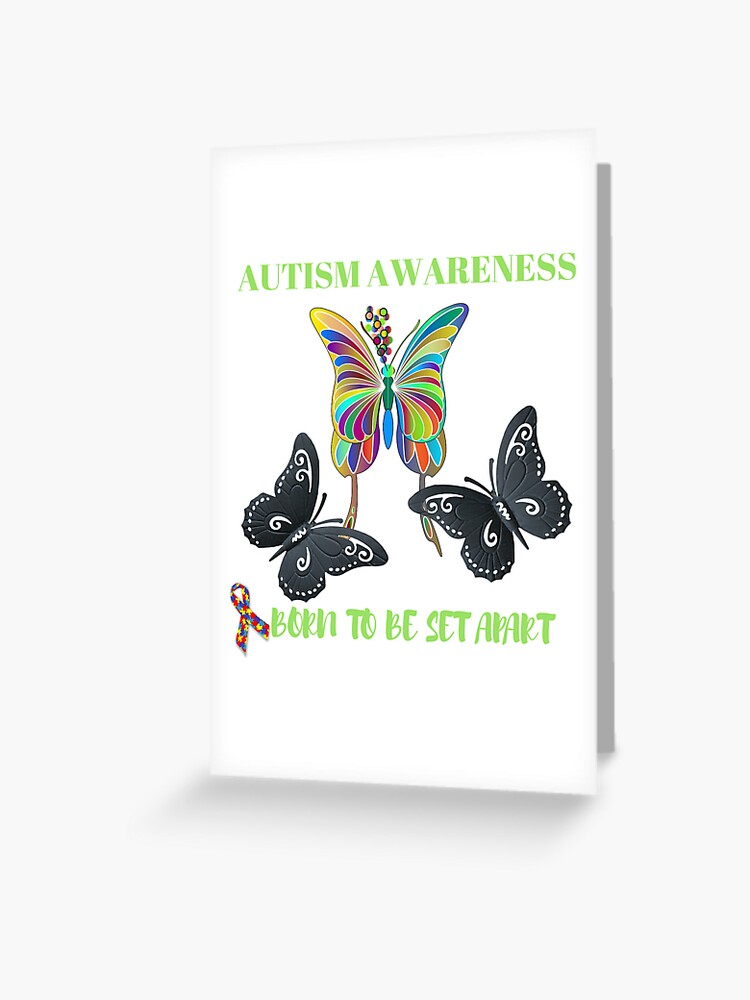 Born To Be Set Apart Autism Awareness Butterfly T-Shirt Born To Be Set Apart Autism Awareness Butterfly T-Shirt