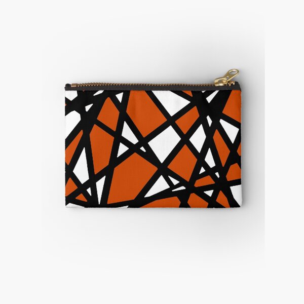 Item preview, Black Lines Burned Orange Accent And White Background Abstract designed and sold by taiche.