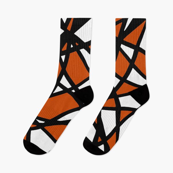Item preview, Black Lines Burned Orange Accent And White Background Abstract designed and sold by taiche.